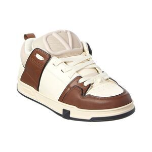 Valentino Vlogo Leather Sneaker, White